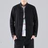 Men Linen Kungfu Cheongsam Top Hanfu Tang Suit Chinese Shirt Style Jacket Collar Traditional Chinese Clothing for Men