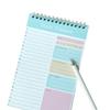 5 Pack to Do List Pad, Undated Daily Planner A5 Notepads, 150 Pages Diary to Do