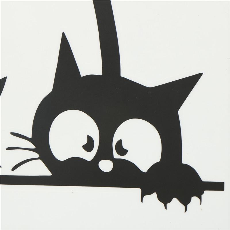 removable three black cat wall stickers art decal mural diy kids bedroom decor