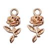 Charms Rose Lotus Pendants Wedding Jewelry Findings QC107