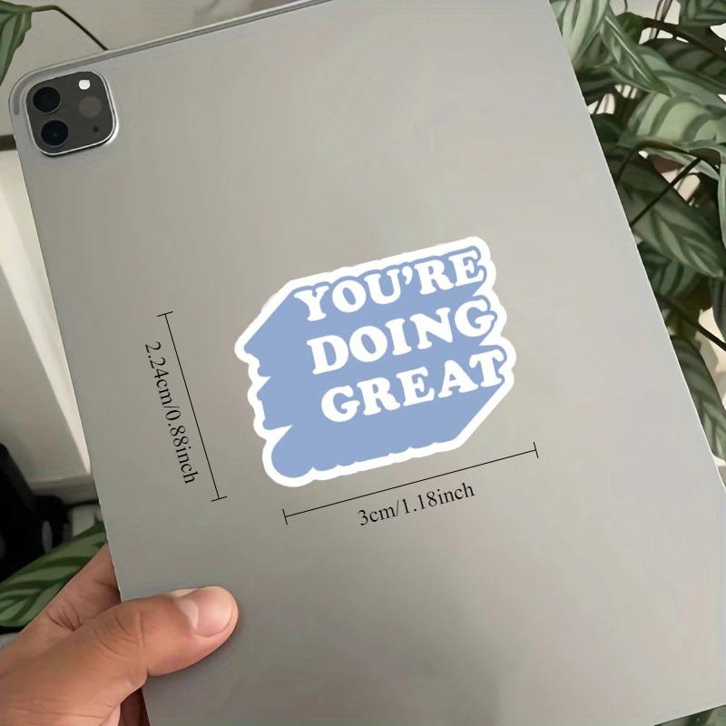 Cute fridge magnets | Self care refrigerator magnet | You're doing great | You can do hard things magnet