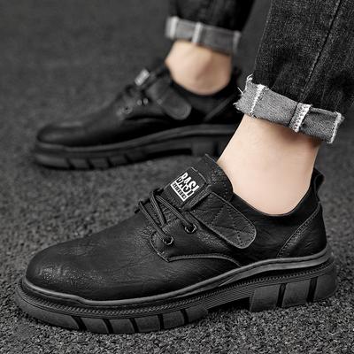 Fashion Men's Casual Shoes British Style Business Shoes Wear-resistant Thick Bottom Outdoor Breathable Oxford Shoes All-match Dress Shoe