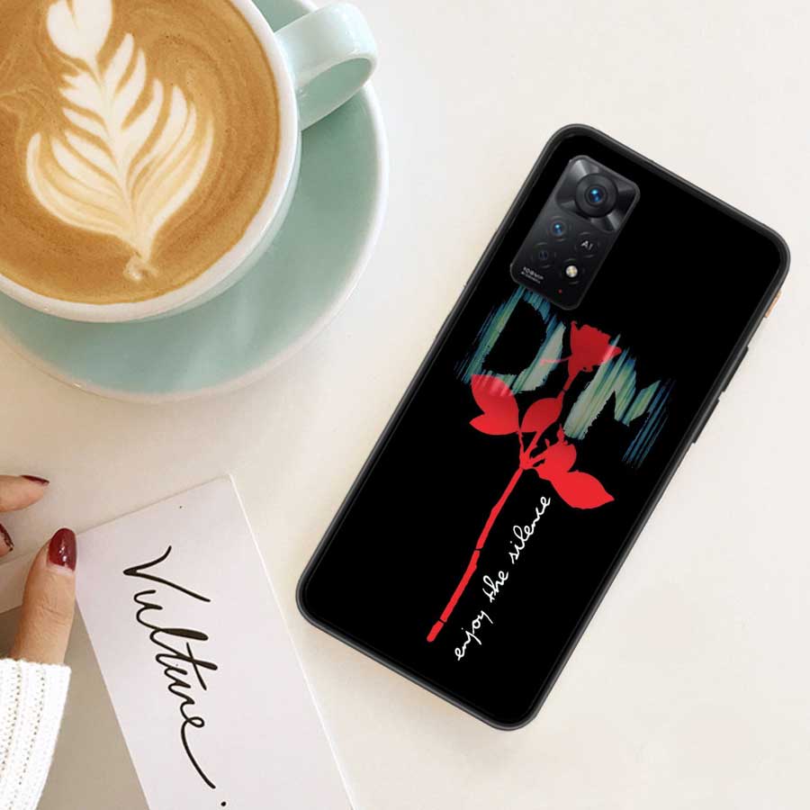Rock Band Depeches Modes Case Phone For Redmi 13 14C 12 12C Note 14S 14 Pro Plus 10 10A 10C 9 9A 9C 9T 8 8A 7 7A TPU Clear Cover