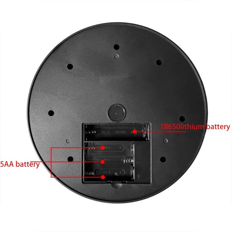 20cm 5V Electric Rotating Display Stand Turntable Photographic Video Shooting Stand Dynamic Rotating Display Stand