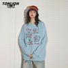 TonLion Women's Round Neck Long Sleeve Sweatshirt