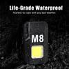 New COB Work Light Portable Mini Flashlight Outdoor Strong Light Waterproof Home Multi Functional Electric Wire Lighter Light Type-C Rechargeable
