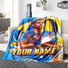 1pc Personalized Name Yamal Blanket, Gift, for Men and Women, Soft Blanket, Good for Sofa Bed Couch Travel, Lightweight Flannel Blanket