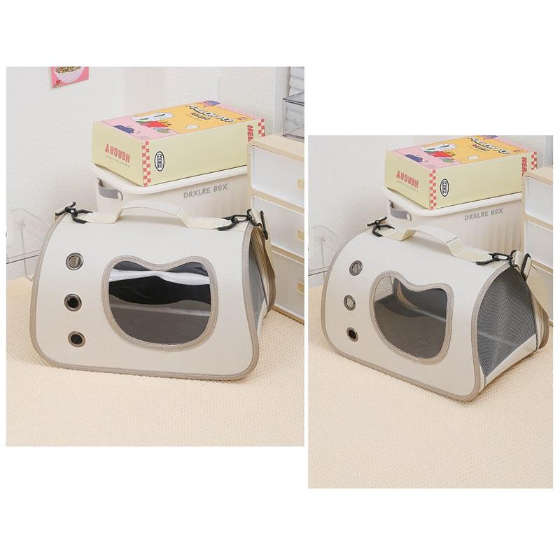 Pet Bag Outing Carrying Bag For Dogs And Cats Messenger Car Small Dog Breathable Large-capacity Side-opening Single-shoulder Cat Bag