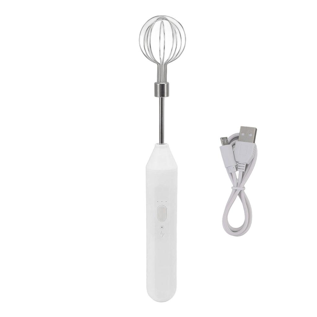 Electric Hand Mixer Three Different Speeds Battery Powered Handheld Milk Frother for Home Baking