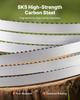 Bandsaw Blade, 3810 Mm Length, 4 TPI Band Saw Blade with 18 HRC Hardened Sharp Teeth, SK5 High-Strength Carbon Steel, 19 Mm Width, Replacement for