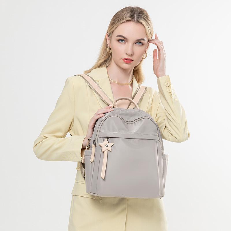 Oxford Cloth Backpack for Women New Style Spring Easy To Match Simple Casual Backpack Large Capacity Travel Bag School Bag