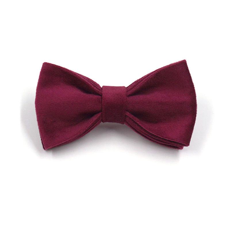 Velvet Flower Dog Collar & Leash Set with Engraving and Bow Tie