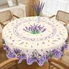 Lila Lavendel Floral Rechteckige Tischdecke Sommer Geburtstag Hochzeitsparty Esstisch Dekor Tuch