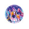 K-Pop Blue Witch Hunter Birthday Party Banner, Cake Toppers, and Balloon Set Decorations