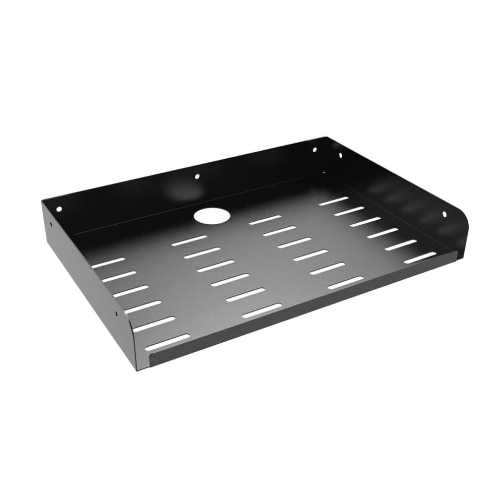 2 Pack Carbon Steel Floating Shelf 12" X 8" Display Shelf Floating Wall Shelf For DVD Player