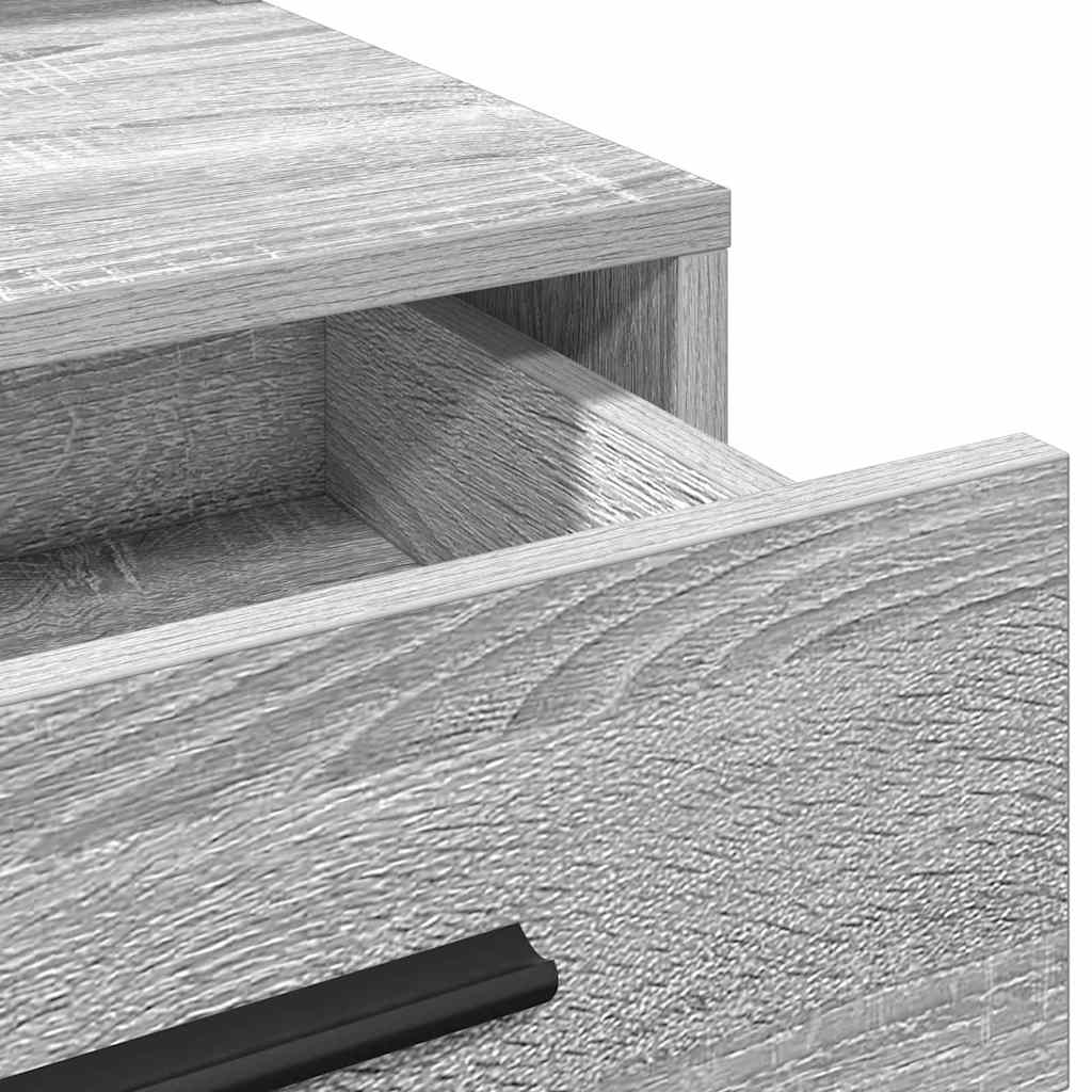 Makeup Table Grey Sonoma 79 x 41 x 135 cm Particleboard