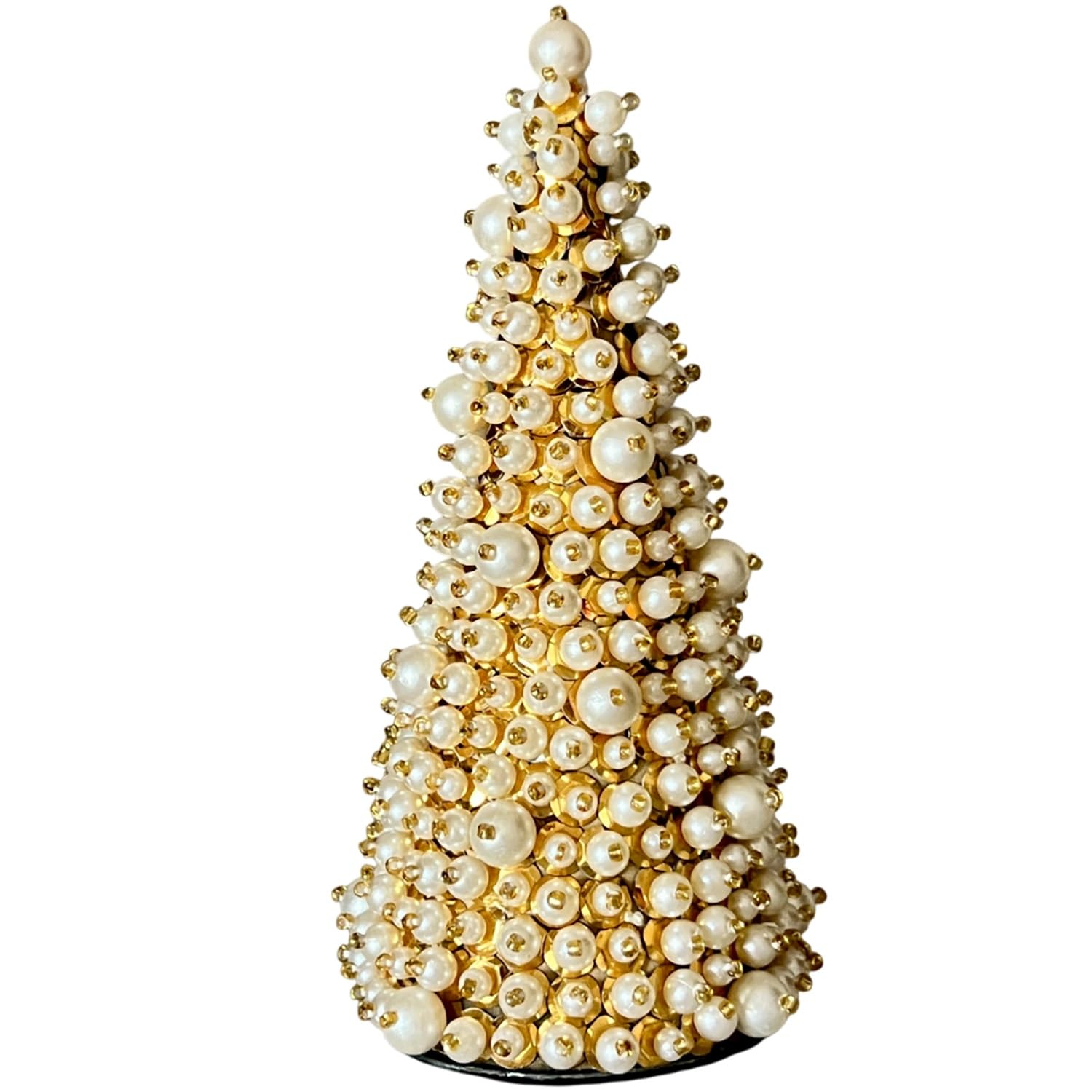 

Vivienne Christmas Tree Pearl x 86005TO Ornament, 9.5 19.5 cm,