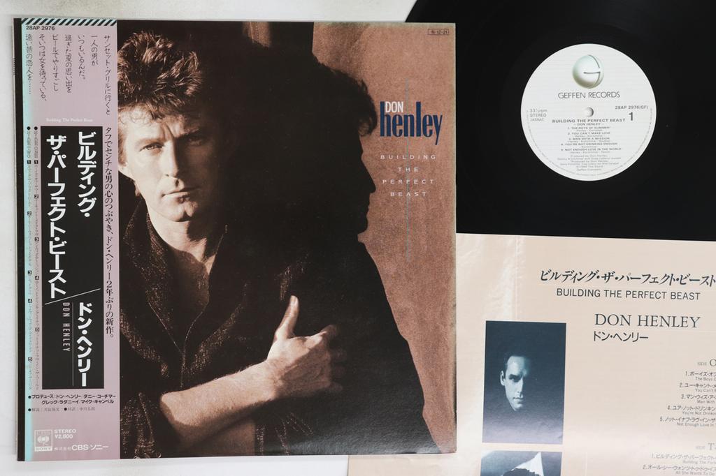 LP Record DON HENLEY - Building The Perfect Beast 28AP2976 GEFFEN 1984 Japan Obi Rock Used