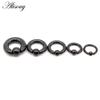 Alisouy 1pc Big Stainless Steel Captive Hoop BCR Eyebrow Tragus Closure Nipple Bar Lips Nose Rings Ear Piercing Body Jewelry