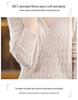 100% Pure Wool V-Neck Jacquard Cashmere Cardigan for Women - Early Spring Collection