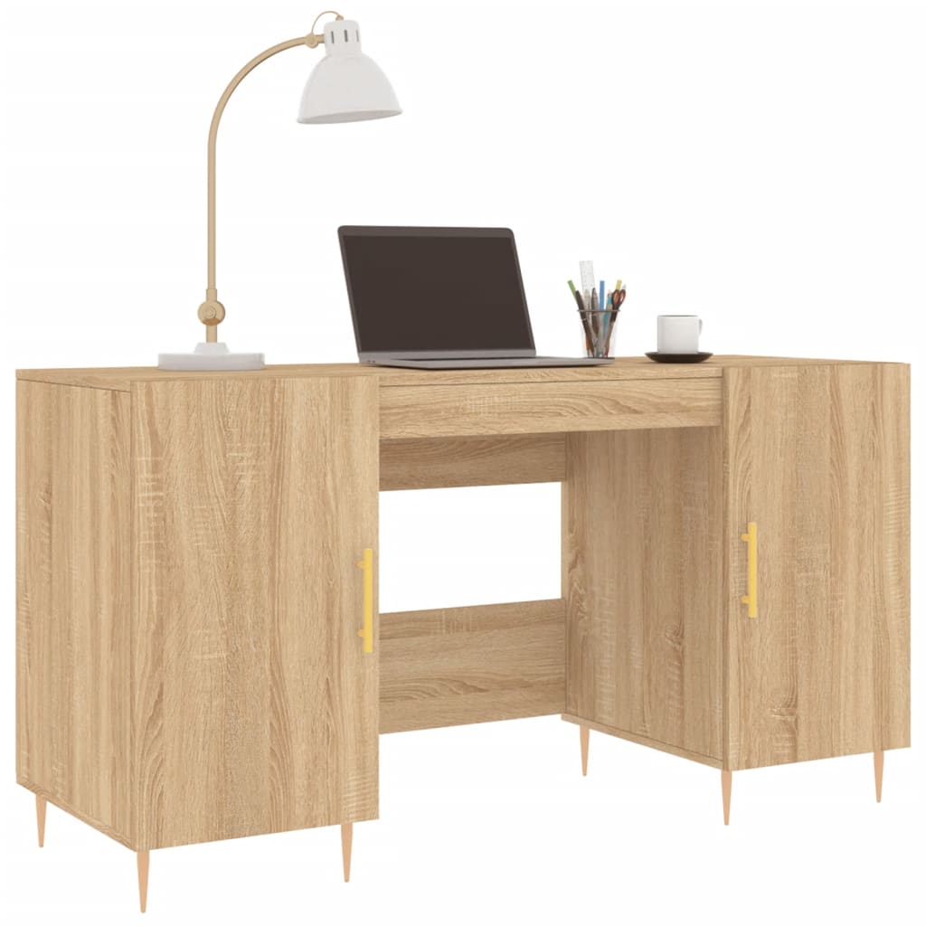 Desk Sonoma Oak 140x50x75 cm Particleboard