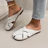Women Flats Slippers Casual Slingback Mules Shoes Cozy Woman Sandals 2025 Summer Designer New Trend Brand Dress Mujer Zapatillas