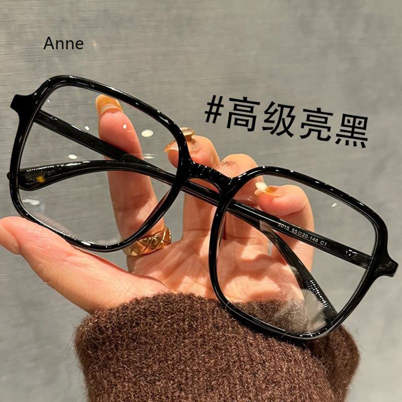Big Frame Anti-UV Blue Rays Glasses Fashion Vision Care Ultra-light Myopia Glasses Frame PC Eyeglasses Women blue light blocking