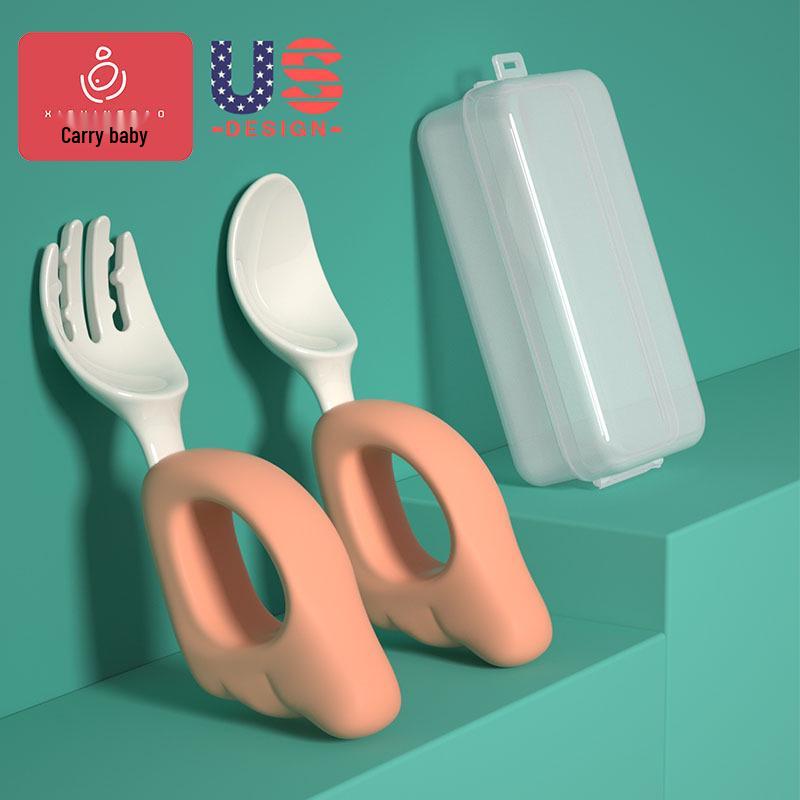Baby Fork & Spoon Set for Self-Feeding - Infant & Toddler Tableware