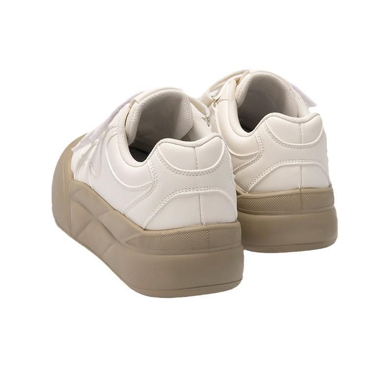 Global Velcro Bread Shoes Women's ZHQ-HY757 Spring New Niche Thick-soled Versatile Student Casual Shoes Women