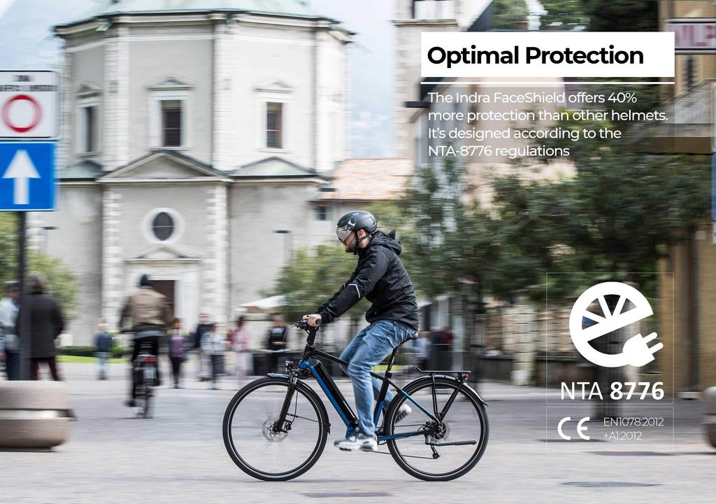 BBB Helmet Matte Black M INDRA FACESHIELD [54-58cm] BHE-56F