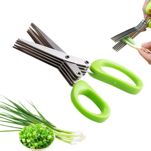

13.5x6.3cm Multi-Ply Stainless Steel Food Scissors, Kitchen Scissors, Food Scissors, Cooking Scissors, Shredder Scissors, Stainless Steel Onion, Nori,