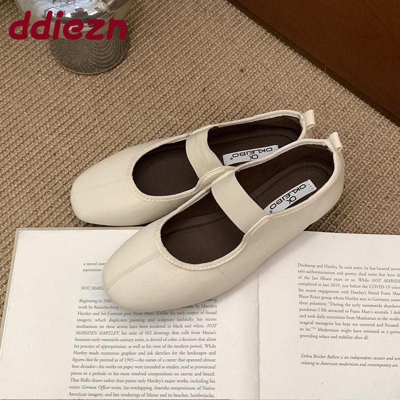 Fashion Spring Autumn Fashion Shallow Mary Janes Flats Shoes For Women 2025 New Female Slip On Footwear Ladies Ballet Flats Shoes