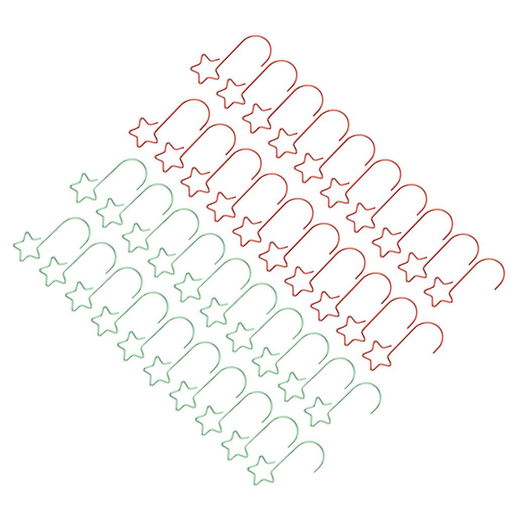 40 Pcs Metal Hook Five Pointed Star Christmas Party Decoration Hook Metal Hook S Hook Flower Hoo
