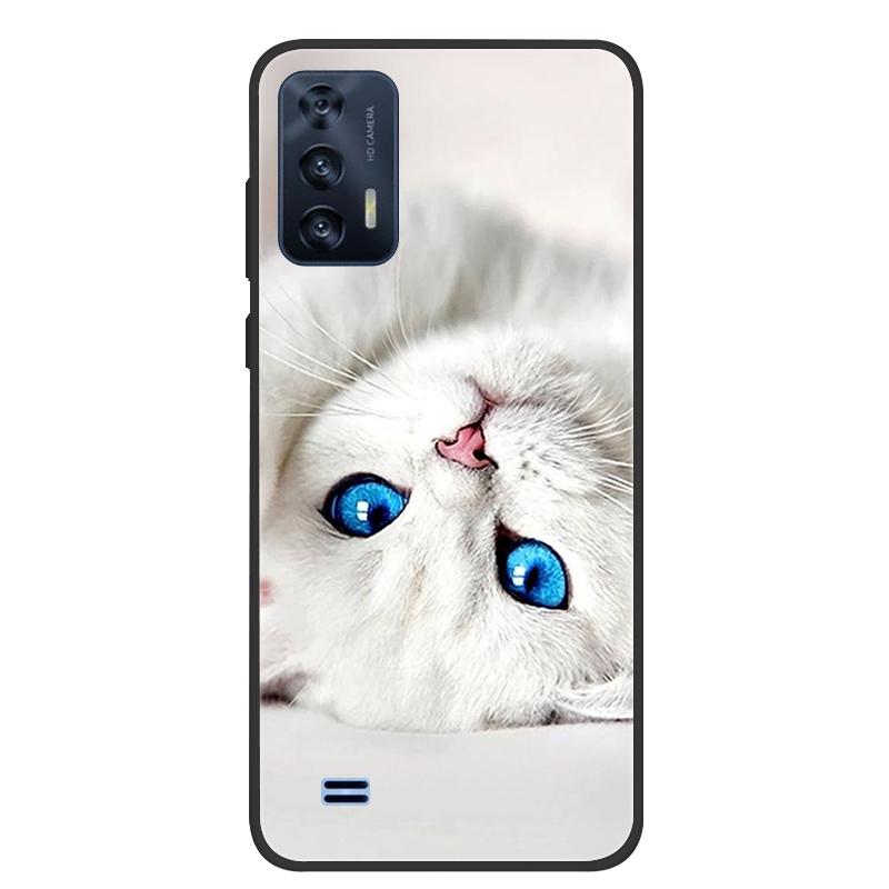 For OUKITEL C31 Case Butterfly Painted Soft Black Silicone Bumper Phone Cover for Oukitel C31 C 31 OukitelC31 Case Coque Fundas