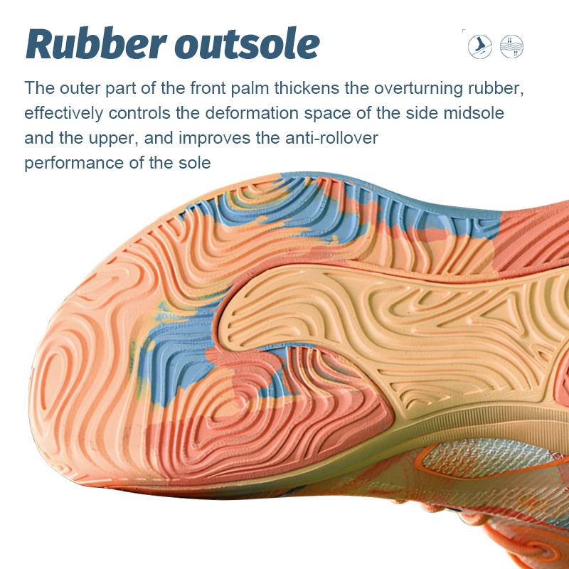 Men's Basketball Shoes Mid Basketball Sneakers Non-Slip Outdoor Cushioning Workout Shoes