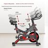 Shock-Absorbing Indoor Exercise Bike with Magnetic Control