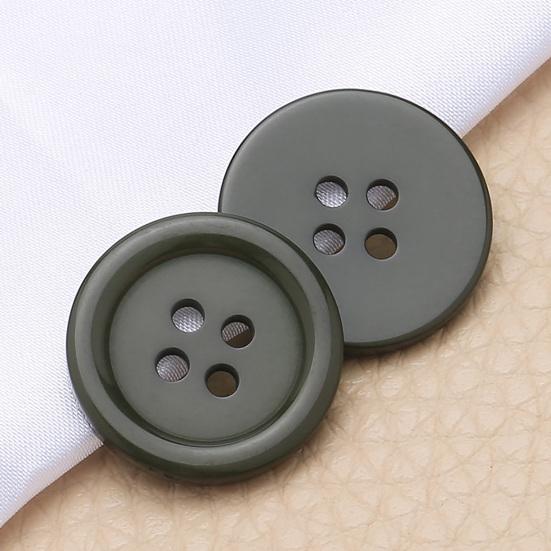 110Pcs Resin Cat Eye Buttons 9mm-30mm Four-Eye Buttons Sewing Accessories DIY