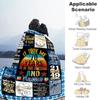 Birthday Customize Text Blanket Gift Personalized Blanket Soft Warm Cozy Perfect for Couch Living Room Office Chair Office for All Occasions
