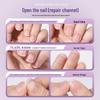 3-in-1 Nail Art Pen: Cuticle Remover, Nail Bed Repair, and Edge Oil for Anti-Breakage and Damaged Nail Care.