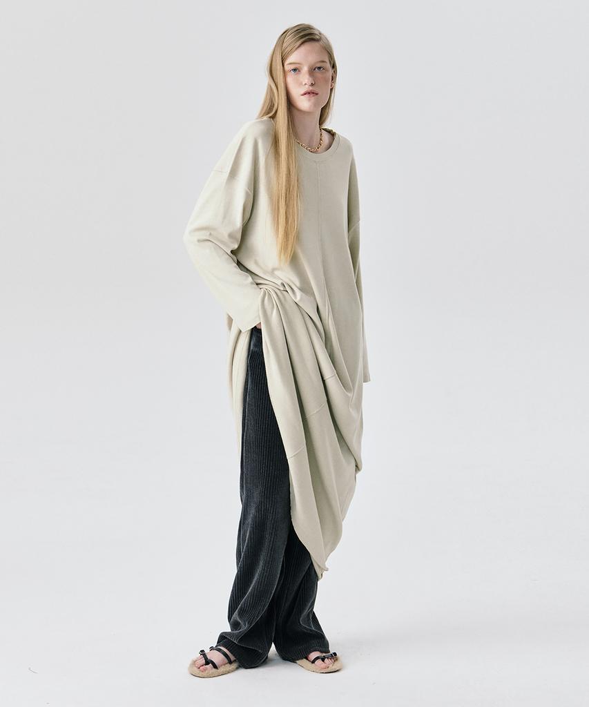 Bundercammer 25 Jersey Long Dress_Light Khaki