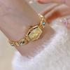 NEW Retro Elegant Women's Watches with Natural Abalone Shell and Steel Bracelet Ladies' Quartz Wristwatch, Water-Resistant