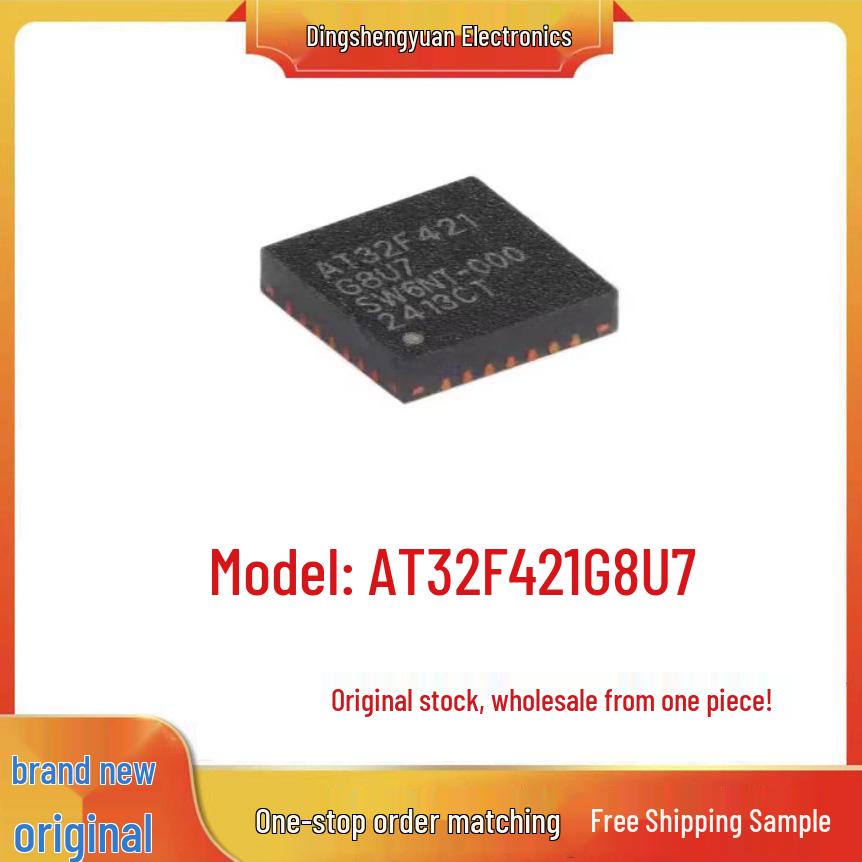 

AT32F421G8U7 ARM Cortex-M4 32-bit MCU QFN28
