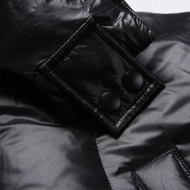 Unisex Winter Black Oversize Puffer Jacket For Men and Women High Quality  Fashion Thick Warm 90% White Duck Down Coat Hooded Parkas