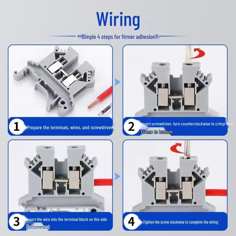 Andatong UK2.5B Rail-Mounted Terminal Blocks & Accessories
