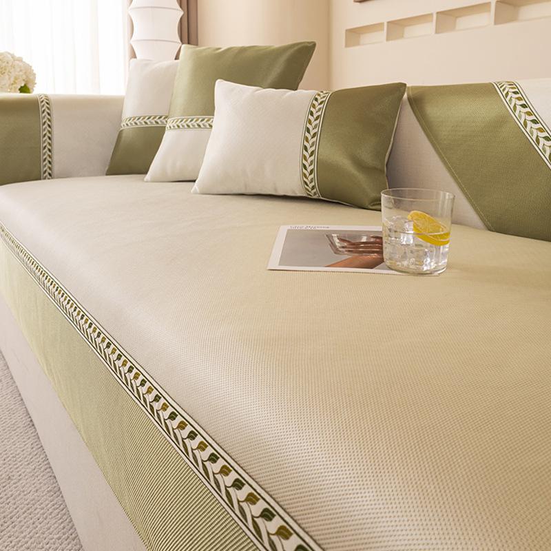 New Summer Ice Silk Sofa Cushion Mat Seat Cushion Non-Slip Sofa Cover Universal Sofa Cover Towel
