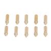 10Pcs 3D Printer Nozzle Kit High Flow Smoother  Bass Extruder Nozzle Replacement for Creali