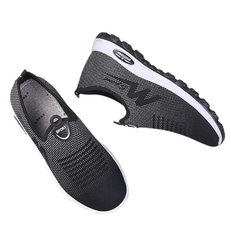 Cloth Shoes Men's Autumn New Garib Men's Sneakers Breathable One-pedal Walking Shoes Men