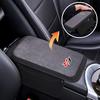 kncr9 Car Armrest Box Pad Leather Auto Armrest Mat For Seat Leon FR Cupra Ibiza Altea Exeo Formula Racing Alhambra Arona Accessories