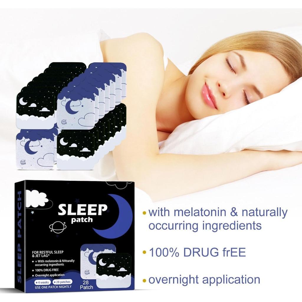 48Pcs Sleep Sticker Fast Long-Lasting Soothe Muscle Body Care Natural Safe Sleep Patch for Quality Rest
