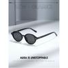 Classic Round-frame Sunglasses, Retro-style with Small Rivets, for Men and Women